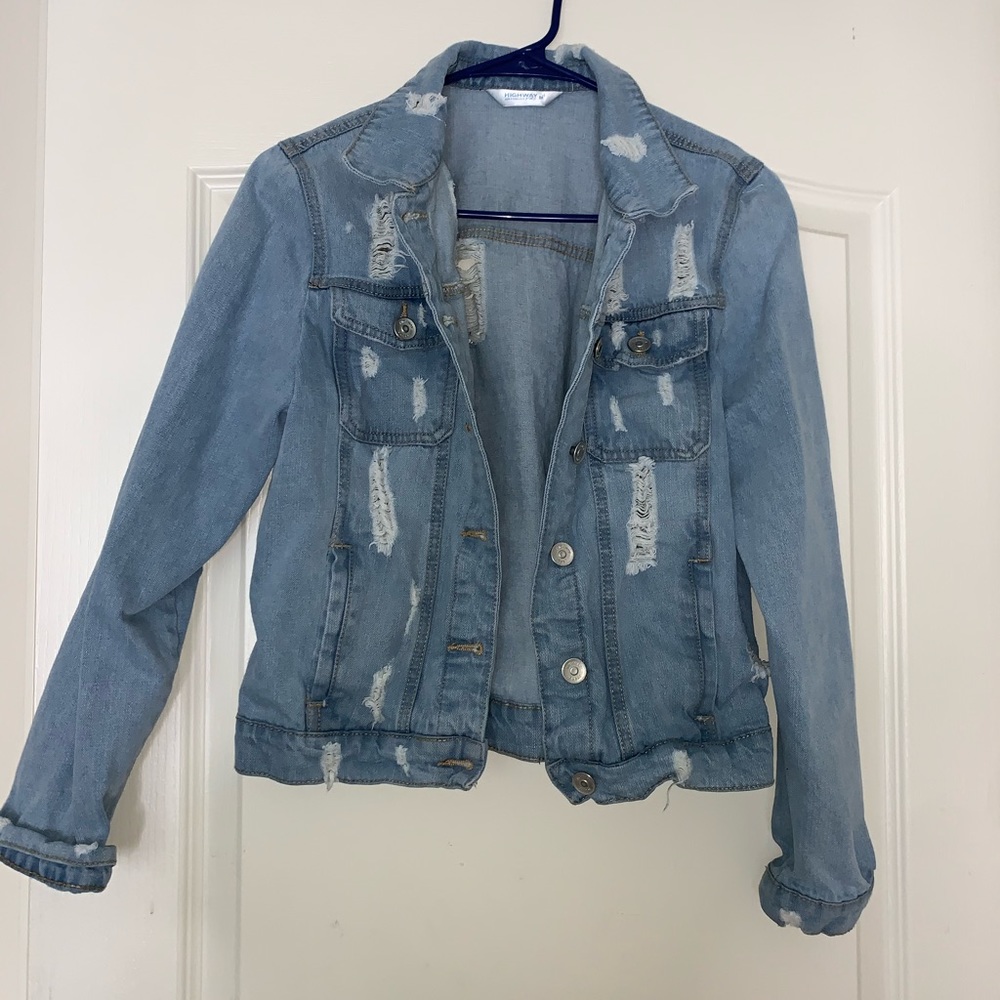 Light Blue Wash Denim Jacket